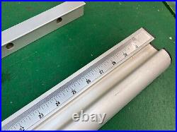 Ridgid R4512 or R4520 Table Saw FRONT & REAR GUIDE RAILS for rip fence