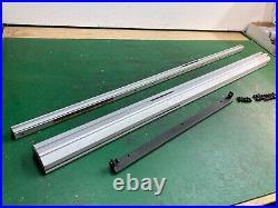 Ridgid R4512 or R4520 Table Saw FRONT & REAR GUIDE RAILS for rip fence