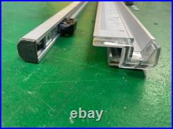 Ridgid R4517 Job Site Table Saw FRONT & REAR GUIDE RAILS for rip fence