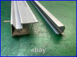 Ridgid R4517 Job Site Table Saw FRONT & REAR GUIDE RAILS for rip fence