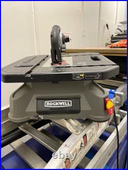 Rockwell BladeRunner X2 Corded Portable Table Saw with Steel Rip Fence, Miter