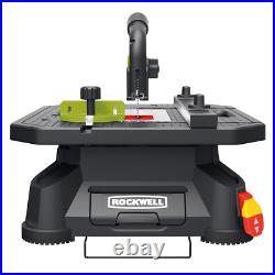 Rockwell Portable Table Saw Compact Blade Guard System Corded Miter-Rip Fence
