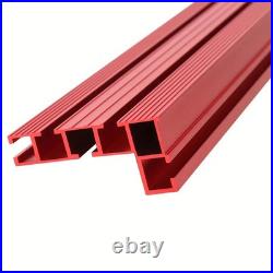 Router Table Fence 80cm Aluminum T-Track Saw Fence with Splicing Connect Strip Kit
