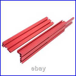 Router Table Fence 80cm Aluminum T-Track Saw Fence with Splicing Connect Strip Kit