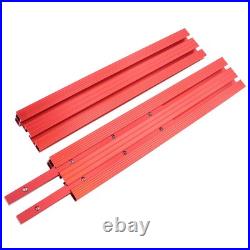 Router Table Fence 80cm Aluminum T-Track Saw Fence with Splicing Connect Strip Kit