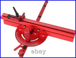 Rust-Proof Aluminum T-Track Table Fence with Easy-to-Read Scale for Woodworking