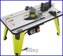 Ryobi A25RT03 Router Table Saw Stand Universal Adjustable Fence Vacuum Port