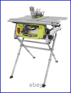 Ryobi RTS12 10 15 Amp Table Saw withStand, Rip Fence, Push Bar