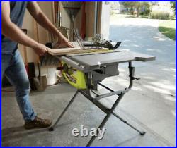 Ryobi RTS12 10 15 Amp Table Saw withStand, Rip Fence, Push Bar
