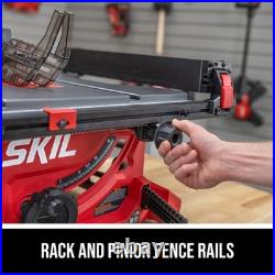 SKIL 13A Compact Corded Table Saw 24.5 Inch Rip Capacity Rack and Pinion Fence