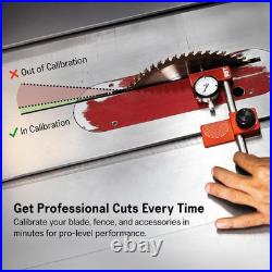 SST Saw Gauge Calibrator Accurate Alignment for Blades, Fences & Jigs