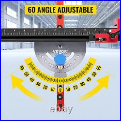 Saw Miter Gauge Aluminum Miter Fence Laser Marking for Band Saw, Router Planers