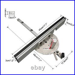 SawithRouter Miter Gauge Wood Working Tool Ruler Fence High Precision Mitre Guide