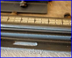 Sears Craftsman 10 Table Saw 113. Geared Fence Double Gear Tooth Guide Rails