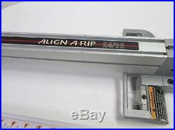 Sears Craftsman 10 Table Saw Upgraded Aluminum Align-A-Rip 24/12 Fence System