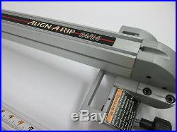 Sears Craftsman 10 Table Saw Upgraded Aluminum Align-A-Rip 24/24 Fence System