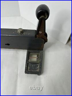 Sears Craftsman 113 Series 10 Table Saw Pull Down Lock Rip Fence 27 Table Top