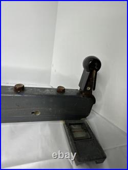 Sears Craftsman 113 Series Table Saw Pull Down Lock Rip Fence 27 Table Top OEM Sears Craftsman 113 Series Table Saw Pull Down Lock Rip Fence 27 Table Top OEM