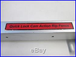 Sears Craftsman Motorized Table Saw Quick Lock Rip Fence Assembly