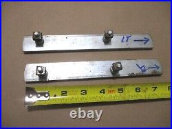 Set of 2 Rip Fence Guide Bars From Vintage Shopmaster SB-200 12 Bandsaw
