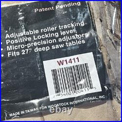 Shop Fox W1411 Fence Without Rails Fits 27 Deep Saw Tables. NEW OPEN BOX