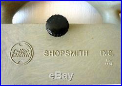 Shopsmith Fence Straddler Mark V Series 500 505 510 Beige Excellent Cond. USA TM