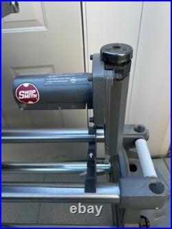 Shopsmith Mark 5, multi-use woodworking machine, speed Increaser & shaper fence