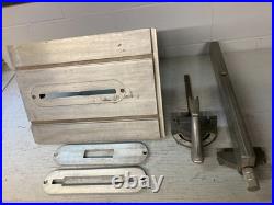 Shopsmith Mark V Main Saw Table Assembly, 3 Inserts, Fence, Miter Gauge EX