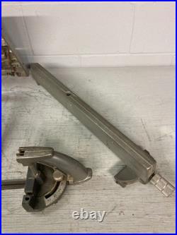 Shopsmith Mark V Main Saw Table Assembly, 3 Inserts, Fence, Miter Gauge EX