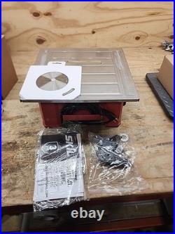 Skil 7-Inch Corded Electric Wet Tile Saw with Stainless Steel Table Top Red