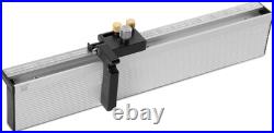 Steel and Brass Premium Miter Gauge, 27 Angle Stops for Table Saws, Router Table