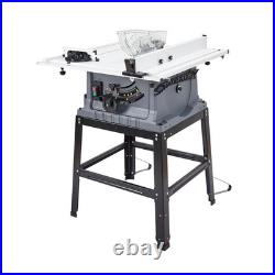 Table Saw 10 Inch, Portable Benchtop Table Saw, Stand & Push Stick, 5000RPM