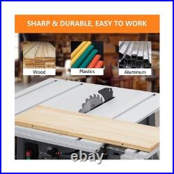 Table Saw 10 Inch, Portable Benchtop Table Saw, Stand & Push Stick, 5000RPM