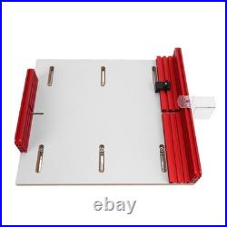 Table Saw Crosscut Sled Adjustable Track Aluminum Fence Woodworking Jig Router