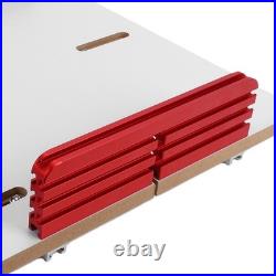 Table Saw Crosscut Sled Adjustable Track Aluminum Fence Woodworking Jig Router