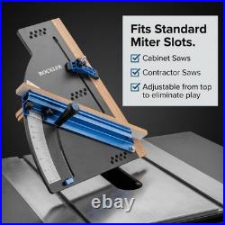 Table Saw Crosscut Sled Telescoping Fence Micro Adjust Rockler Roc77295 Flip