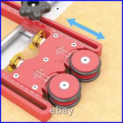 Table Saw Feeder Roller Bearing Wheel T Track Fence Guide Press Tool Woodworking