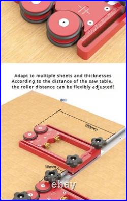 Table Saw Feeder Roller Bearing Wheel T Track Fence Guide Press Tool Woodworking