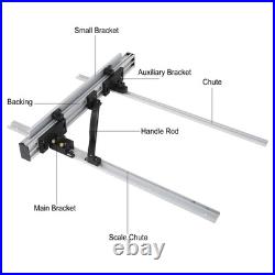 Table Saw Fence Set Black Silver With Fine Adjustment Knob 800mm/1000mm800mm New