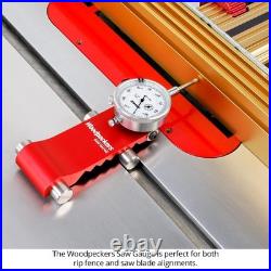 Table Saw Gauge and Alignment Tool, Auto-Adjusts to Miter Slot, Includes Dial
