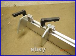 Table Saw Miter Gage Gauge With 2 Fences Long And Short With Flip Work Stops Table Saw Miter Gage Gauge With 2 Fences Long And Short With Flip Work Stops