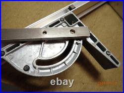 Table Saw Miter Gage Gauge With 2 Fences Long And Short With Flip Work Stops Table Saw Miter Gage Gauge With 2 Fences Long And Short With Flip Work Stops