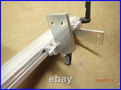 Table Saw Miter Gage Gauge With 2 Fences Long And Short With Flip Work Stops