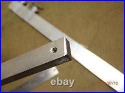 Table Saw Miter Gage Gauge With 2 Fences Long And Short With Flip Work Stops