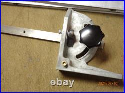 Table Saw Miter Gage Gauge With 2 Fences Long And Short With Flip Work Stops Table Saw Miter Gage Gauge With 2 Fences Long And Short With Flip Work Stops