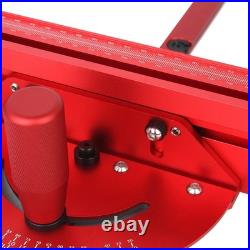 Table Saw Miter Gauge Adjustable Flip Stop Extendable Fence & Quick Angle Stop
