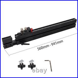 Table Saw Miter Gauge Fence 941mm Wear Resistant Portable Telescoping for