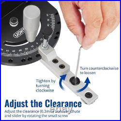 Table Saw Miter Gauge Fence with11 Preset Angle Stops & Standard 3/4x 3/8&#