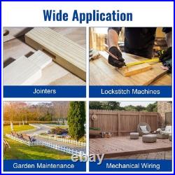 Table Saw Miter Gauge Fence with11 Preset Angle Stops & Standard 3/4x 3/8&#