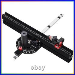 Table Saw Miter Gauge Micro Adjust Flip Stop Precision Angle Stops 18 Inch